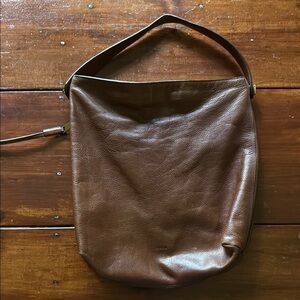 Fossil Brown Leather Shoulder Bag